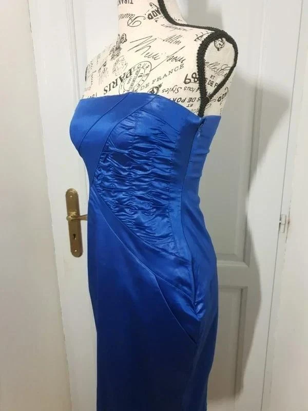 💙 Vestido bustier satinado – Pinko – T. 36 – Muy buen estado – photo 2